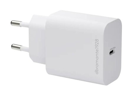 DBRAMANTE1928 Bulk-EU Wall Chrg-USB-C 30W-WHT