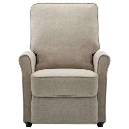 Vidaxl Elektrisk Reclinerfåtölj Gräddvit Tyg Creme