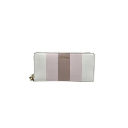 Michael Kors Pre-owned, Pre-owned Leather wallets Wit, Dames, Maat:ONE Size,leer