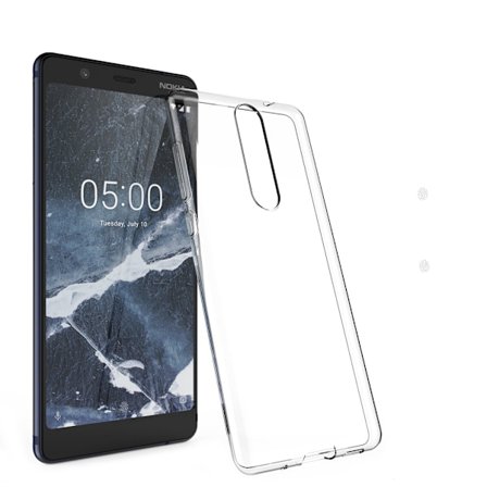Nokia 5.1 Skall i gjennomsiktig gummi