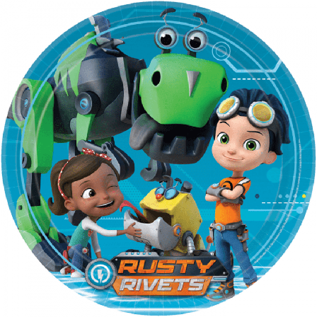 Tallerkner Rusty Rivets 8-pak