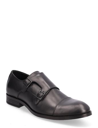 Biabyron Monkstrap Crust Black Bianco