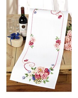 Läufer Blumenstrauß