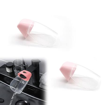 2-pack (rosa) kranförlängare för småbarn - Barnbadkar och handfatskran