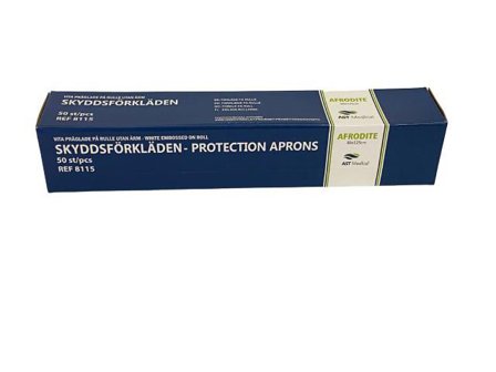 AST MEDICAL Skyddsförkläde på rulle 80x125cm vit 50/rl - Lyreco - Skyddsutrustning - Engångskläder - Engångsförkläden