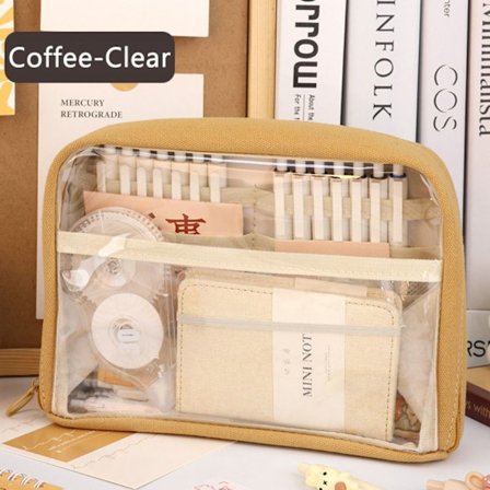 Klar Penalhus Pen Bag COFFEE CLEAR CLEAR
