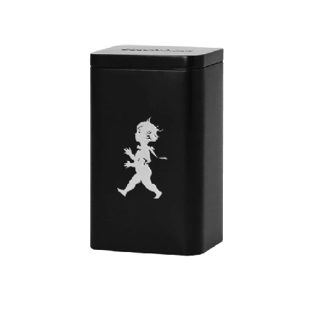 Solstickan Design Förvaringsburk/Teburk 15 cm Köksredskap Svart 15x9x7cm