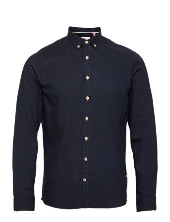 Dean Diego Cotton Shirt Skjorta Casual Svart Kronstadt