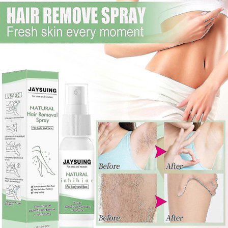 Jaysuing Hårborttagningsspray Skum Skonsam Hårborttagningsspray Icke-irriterande Mjuk Och Krämig Ren Vård -8062082542061
