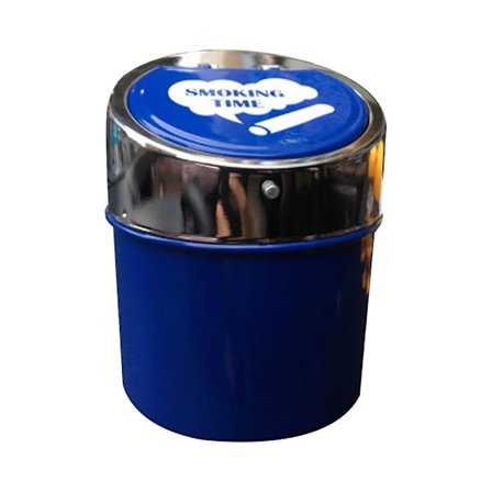 Røgfri askebægre i metalstål til cigaretter med dækket tryklåg, bærbar vindtæt askebakke, stor lille sæt til hjemmebordplade, terrasse, sand, bil