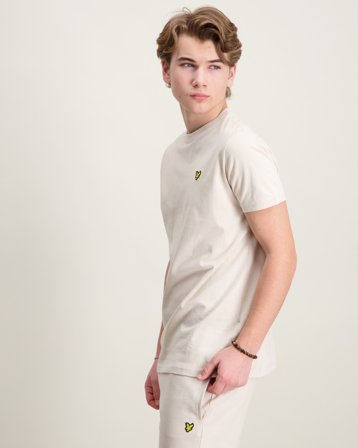 Lyle & Scott Plain T-Shirt Beige T-shirts Dreng - Kids Brand Store