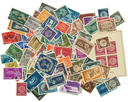 Israel - Årgange 1948-55 - Postfrisk uden tab
