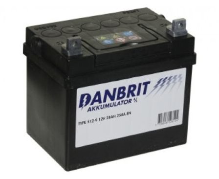 Endurance 512-9 Startbatteri 12V, 28 Ah Polställning 1, Elfördelning & strömförsörjning