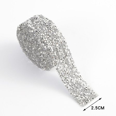Rhinestones Tape Trim Crystal Syband 2,5CM