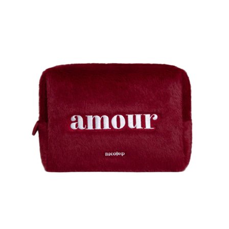 Nicole P Accessori Fluffy Beauty - Bordeaux 1pz - Beauty Case