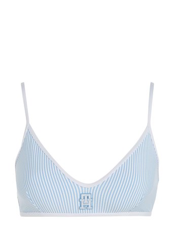 Triangle Bralette Swimwear Bikinis Bikini Tops Triangle Bikinitops Blå Tommy Hilfiger*Betinget Tilbud