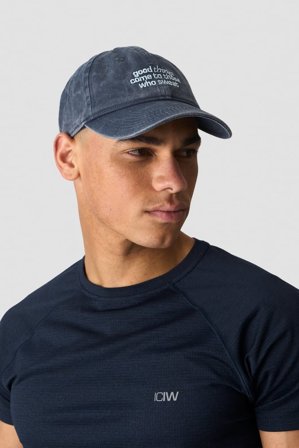 ICIW Baseball Cap Soft Crown Stonewash midnight blue
