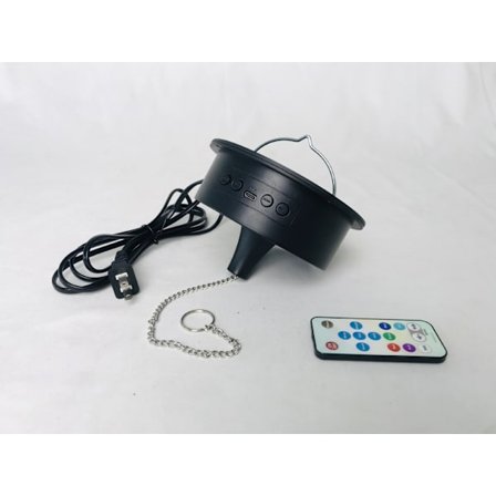 Rotatormotorlys med fjernkontroll, 110v & 220v (med fjernkontroll) speilkulerotator (eksklusive kuler)