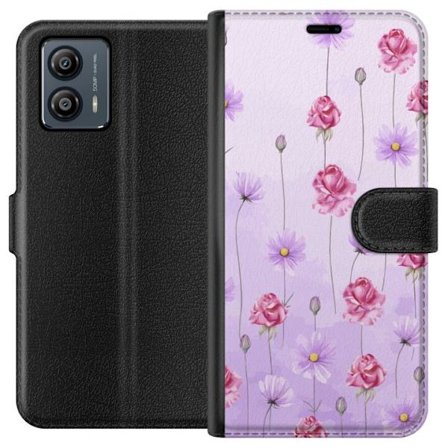 Yhteensopiva Lompakkokotelo Motorola Moto G53 Petal Reverie Lilac Mist