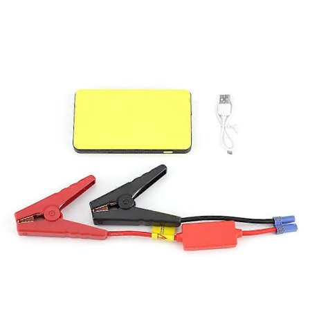 Bärbar 12V Bil Jump Starter Motor Batteriladdare Power Bank för Bensinmotor 3.0L Gul