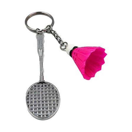 2 stk. Nøgleringe Badminton Vedhæng Dekorationer Tredimensionel Nøglering Til Souvenirpræmier