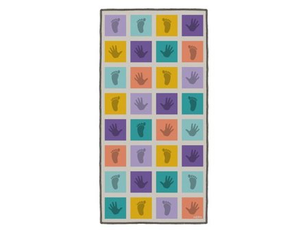 ACHOKA Aktivitetsmatta Händer och Fötter - Lyreco - Skolmöbler och inredning - Mattor - Mattor - Aktivitet