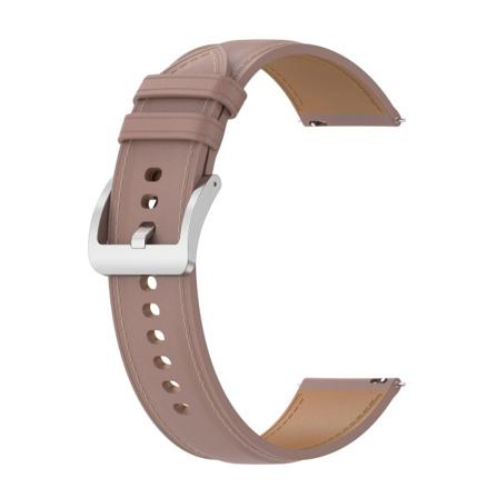 Klockband I Läder Mörkrosa 20 Mm Samsung Galaxy Watch 5