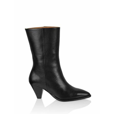 Dwrs Samara Plain - WesternLaarzen | Black , Zwart , Dames , Maat: 37 EU Enkellaarsjes