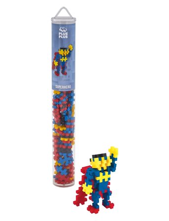 Plus-Plus | Plus-Plus Superhero / 100 Pcs Tube | ONE SIZE