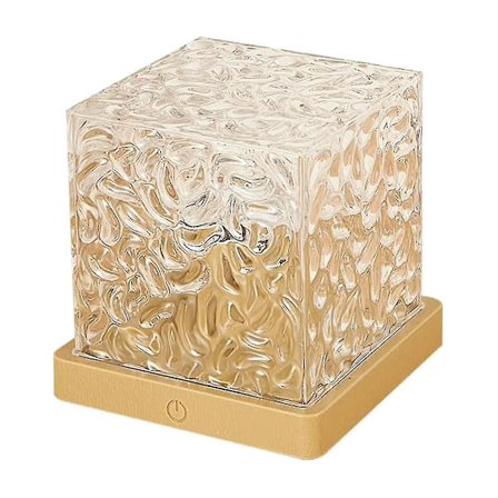 Aurora Nordlys Lampe, Wave-Cube Lampe, Projektor, 16 Farger Vannbølgeeffektlys for Soverom Tw