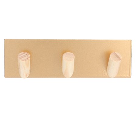 Talollinen naulakko, ei reikää avaintelineeseen, avaimenpidike, vaateripustin makuuhuoneeseen, olohuoneeseen (kulta T322)