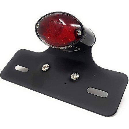 Motorcykel Stop & Baglygte LED til Retro Vintage Custom Projekt Sort Stjernelys