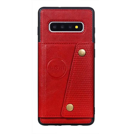 Samsung Galaxy S10+ - Kestävä suojakuori korttikotelolla