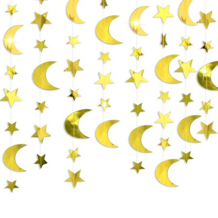 Dekorationsvedhæng Ornament Ramadan Ornament Måne Stjerne Vedhæng