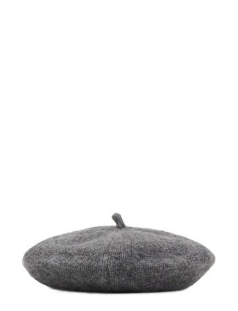 Mango Striped Beret - Grey - ONE SIZE