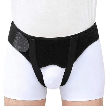 1 st Hernia bälte Truss för enkel/dubbel inguinal eller sportbråck, Hernia Support Brace för män för kvinnor Smärtlindring Återställningsrem(L)