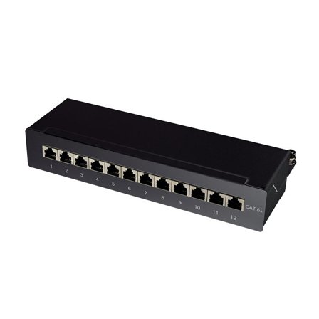 LogiLink CAT 6a Patch Panel Tisch/Wand F-FEEDS