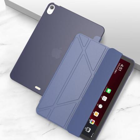 Ipad Air 2020/2022 / Pro 11 2018 Fodral Tri-fold Mörk Blå Darkblue Mörk Blå