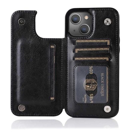 iPhone 14 Shockproof Cover Card Holder 3-SLOT Flippr