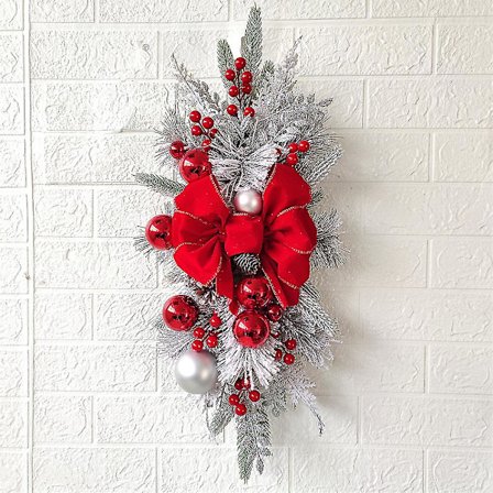 Julepynt til trappen LED kransbelysning Trappe trådløs belysning (FMY)