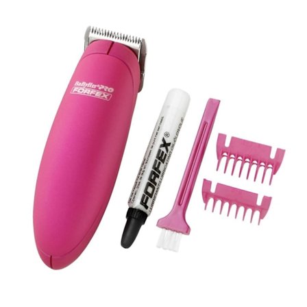 Babyliss Pro Forfex Palm Pro Trimmer Batteridrevet Hårfjerningsmaskine - Pink