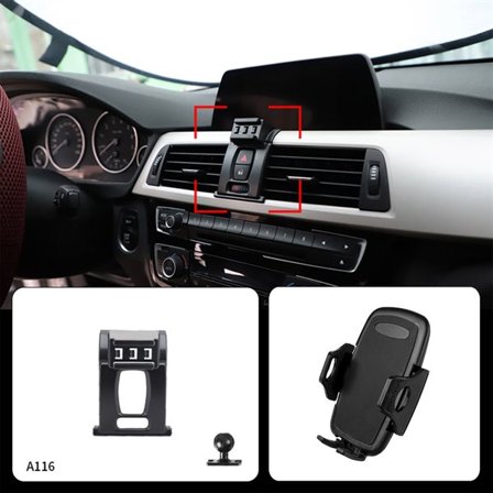 Mobilholder BMW 3-serie / 3-serie GT 2013–2020 – Fast Montering uten Skade på Interiør