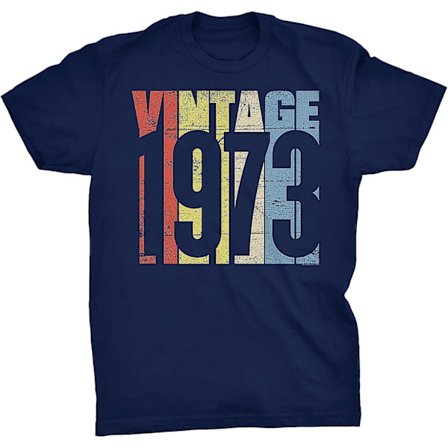 50-årspresentskjorta för män - 1973 Vintage - Retro födelsedag - 015-50-årspresent