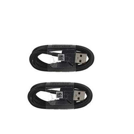 Två (2) st original Samsung USB-C svart