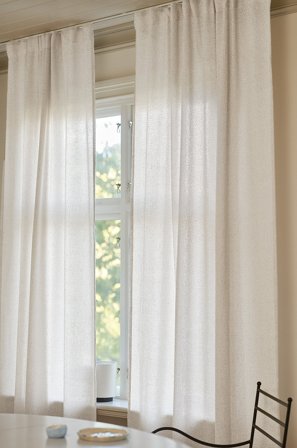 Jotex - Bouclégardin 2-pakke Naturhvit - BELLA - Kjøp Multifunksjonsgardiner hos Jotex