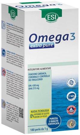 Esi Omega 3 Extra Pure 180 Perle - Integratore di Qualità
