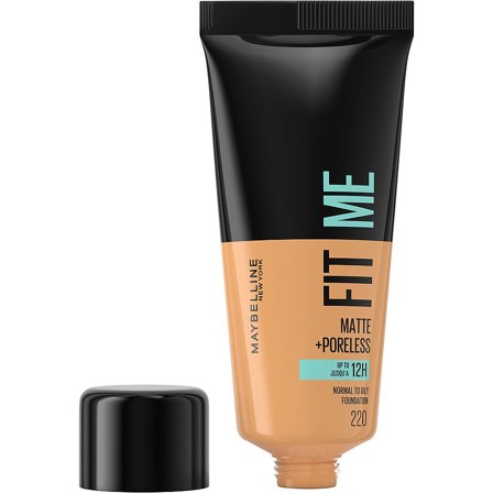 Maybelline New York Fit Me Matte & Poreless Foundation 220 Natural Beige, Makeup, Ansigt, Foundation
