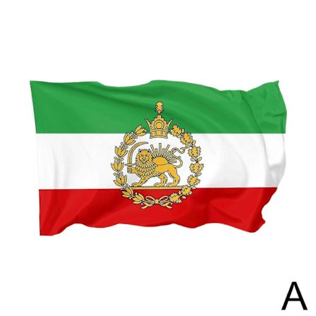 Persien Iran Løve 90*150cm Flaggstangfeste Persisk Iransk Flagg-Sha