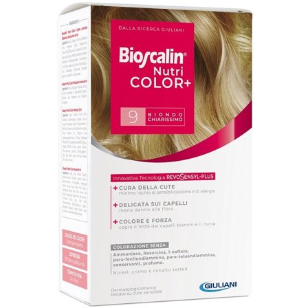 Bioscalin Nutricolor Plus Colorazione Capelli Permanente 9 Biondo