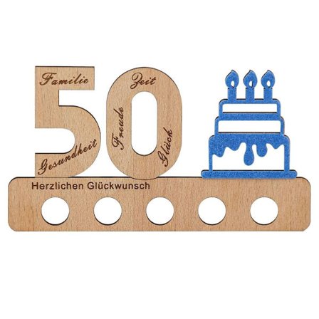 20-årsdagsgaver Pengegave 50-ÅRS 50-ÅRS